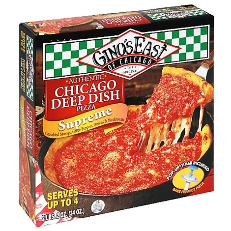 Gino's chicago frozen pizza - Jul 12, 2023 · Frozen Pizzas at a Glance. Editor's Choice. Red Baron Classic Crust Four Cheese Pizza. Great blend of tomatoes, crust, and cheese. A crowd-pleaser. Read more. Prices from: $5.69. Best-Tasting ... 